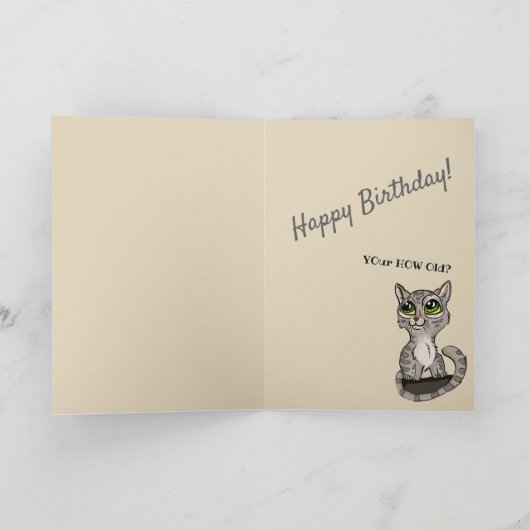 Je moet Kitten Pun zijn Kaart (Binnen)