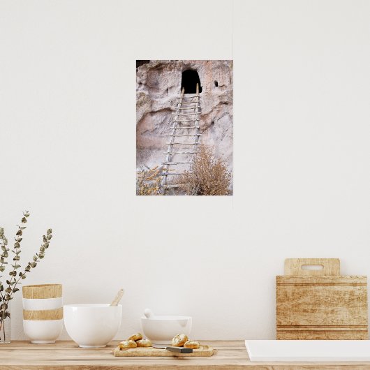 Je moet klimmen poster (Keuken)