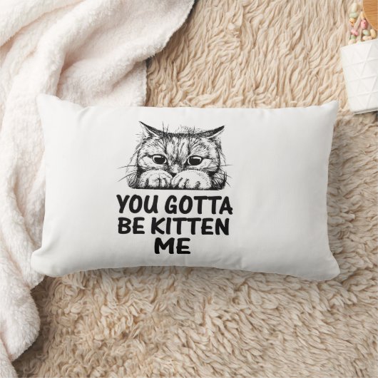 Je moet me kitten | Katten houden van design Kussen (Deken)