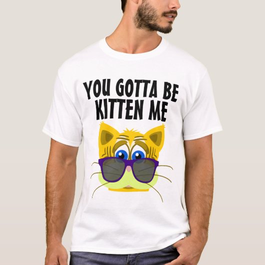 Je moet me poetsen, Funny Cat T-shirts (Voorkant)