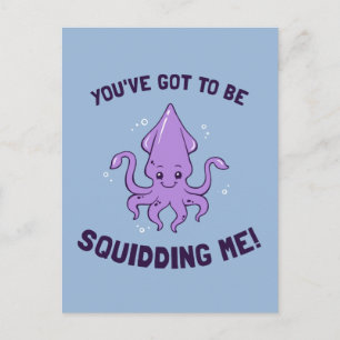 Je moet me uitdagen. briefkaart