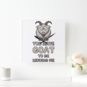 Je moet me vermoorden vierkante klok (Huis)