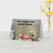 Je moet meer vezels eten. kaart (Gele Bloem)