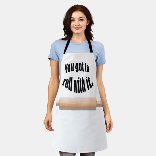 Je moet met de bakker mee schort (Gedragen)