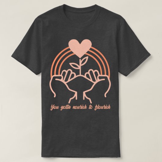 Je moet nourish zijn om 2 te vieren t-shirt (Design voorkant)