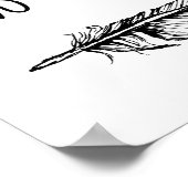 Je moet schrijven poster (Hoek)