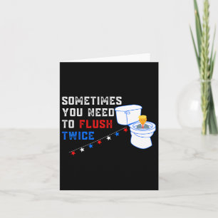 Je moet twee keer grappige anti-Trump doorspoelen Kaart