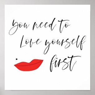 Je moet van jezelf houden Poster