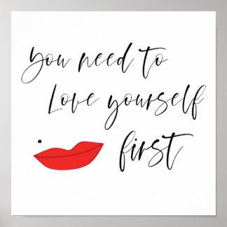 Je moet van jezelf houden Poster