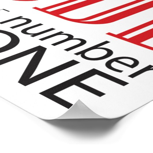 Je moet vreemd zijn om nummer één te zijn poster (Hoek)