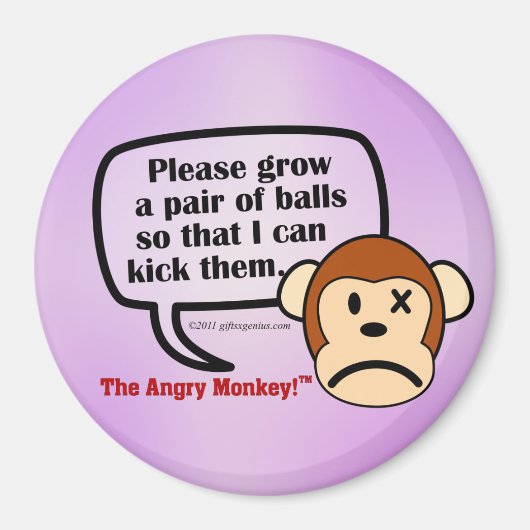 Je moet wat ballen kweken magneet (Voorkant)