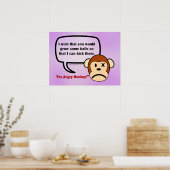 Je moet wat ballen kweken poster (Keuken)