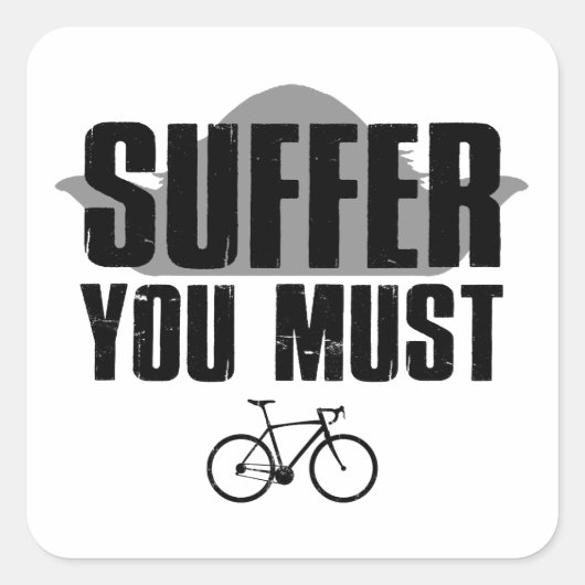 Je moet wel betalen vierkante sticker (Voorkant)