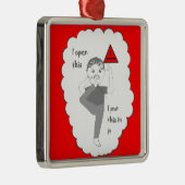 Je mond-en-klauwzeer mopperen metalen ornament (Rechts)