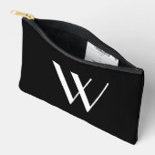 Je monogram in zwart-wit etui (Open)