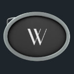 Je monogram in zwart-wit gesp<br><div class="desc">Voeg je / zijn monogram toe aan deze Belt Buckle in zwart & wit. Uit de winkel van lumirala. Gepersonaliseerde geschenken zijn altijd een goed idee!</div>
