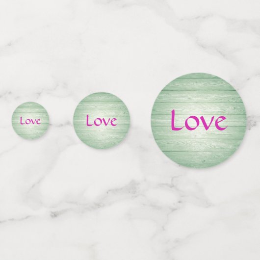 Je mooie hart  confetti (Achterkanten)