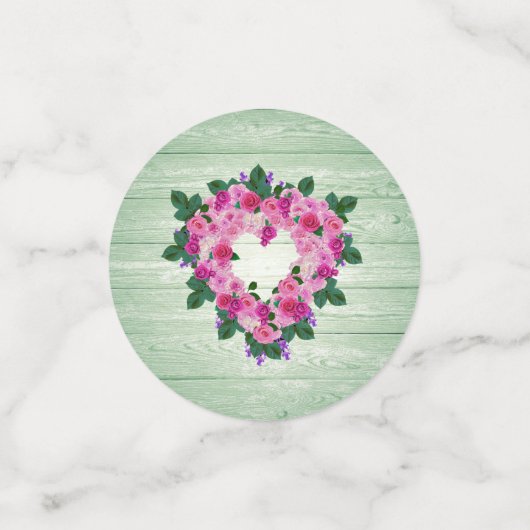 Je mooie hart confetti (Kleine voorkant)