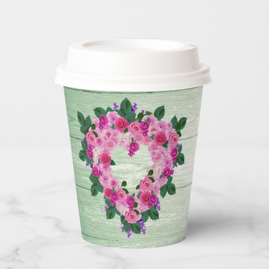 Je Mooie Hart Papieren Bekers (Voorkant)