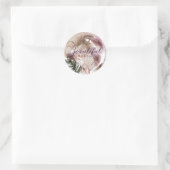 Je mooie logo hier ronde sticker (Tas)