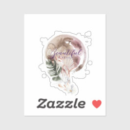 Je mooie logo hier sticker