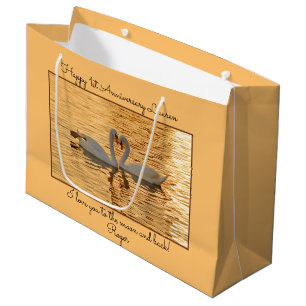 Je Msg Swan Couple bij Sunset Animal Fotografie Groot Cadeauzakje