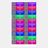 Je naam adres QR-code productlabels voorbeeld Labels (Vel)