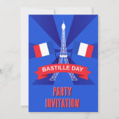 Je naam, Bastille-dag 14 juli Franse feest Kaart (Voorkant)