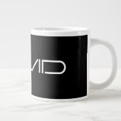 Je naam | Cool gestileerde  tekst Grote Koffiekop (Rechts)