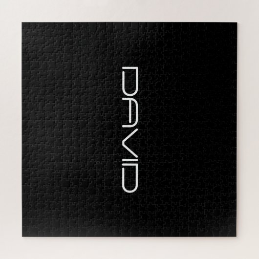 Je naam | Cool gestileerde  tekst Legpuzzel (Horizontaal)