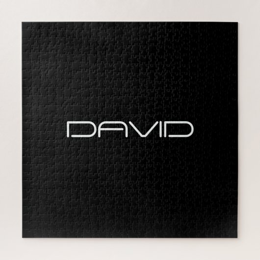 Je naam | Cool gestileerde  tekst Legpuzzel (Verticaal)