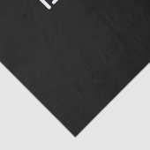 Je naam | Cool gestileerde  tekst Tissuepapier (Detail)