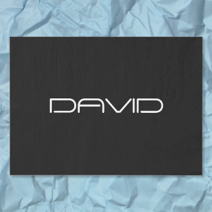 Je naam   Cool gestileerde  tekst Tissuepapier