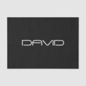 Je naam | Cool gestileerde  tekst Tissuepapier (Voorkant)