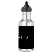 Je naam | Cool gestileerde  tekst Waterfles (Rechts)