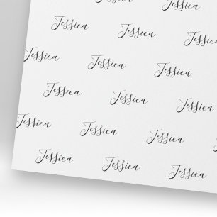 Je Naam Elegant Schrift Cadeaupapier