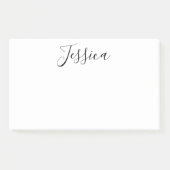 Je naam | Elegant Schrift Post-it® Notes (Voorkant)