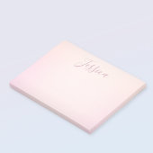 Je naam | Elegant Script Soft Ombre Post-it® Notes