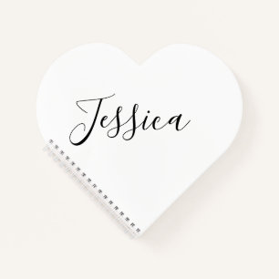 Je Naam Elegante Script Notitieboek