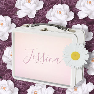 Je naam Elegante Script zachte Ombre