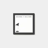 Je naam | Golfvlag Post-it® Notes (Voorkant)