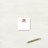 Je Naam KA-POW Leuke Retro Strip Pop Art Post-it® Notes (Op bureau)