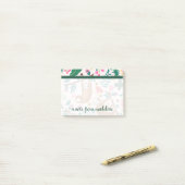 Je naam | Kute Waterverf Sloth Post-it® Notes (Op bureau)