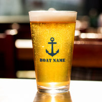 Je naam marineblauw anchor