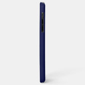Je naam modern marine Case-Mate iPhone case (Achterkant/links)