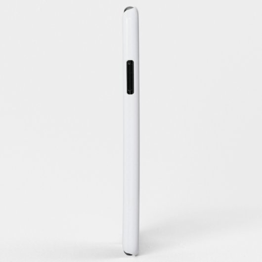 Je naam modern wit Case-Mate iPhone case (Achterkant/rechts)