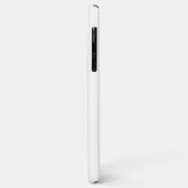 Je naam modern wit Case-Mate iPhone case (Achterkant/links)