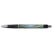 Je naam & optionele details bij berglandschap pen (Voorkant)