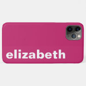 Je naam Roze Case-Mate iPhone Case (Achterkant (horizontaal))