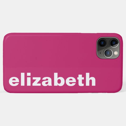 Je naam Roze Case-Mate iPhone Case (Achterkant (horizontaal))